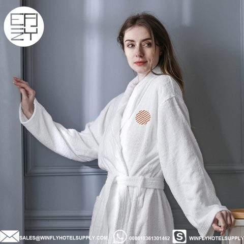 Luxurious Custom Embroidered Spa Robes for Women