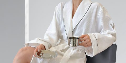 Luxurious Waffle Cotton Personalized Monogrammed Hotel Robes