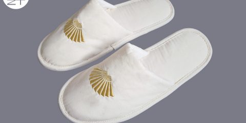 Luxury Hotel Custom Slippers with logo