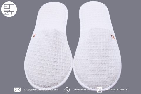 Luxury Hotel Waffle Slippers Wholesale