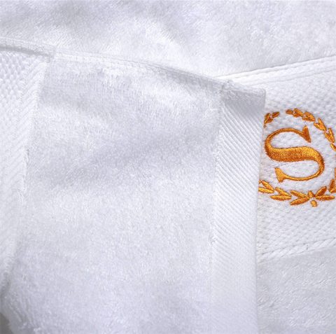 Buy Wholesale China Luxury 100% Cotton Plain White Hotel Spa Face Hand Wash Towel  Bulk & Face Towels at USD 0.413