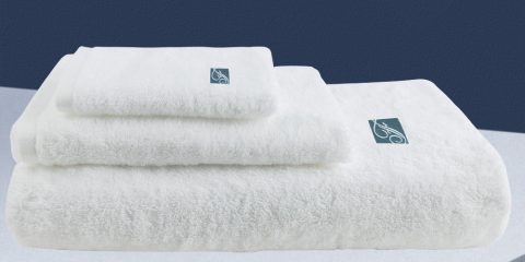 Luxury Hotel & Spa Combed Cotton 100% Custom Embroidered Bath Towels