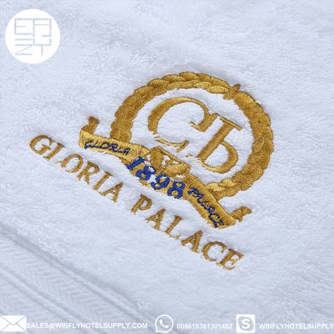 Luxury monogrammed towels
