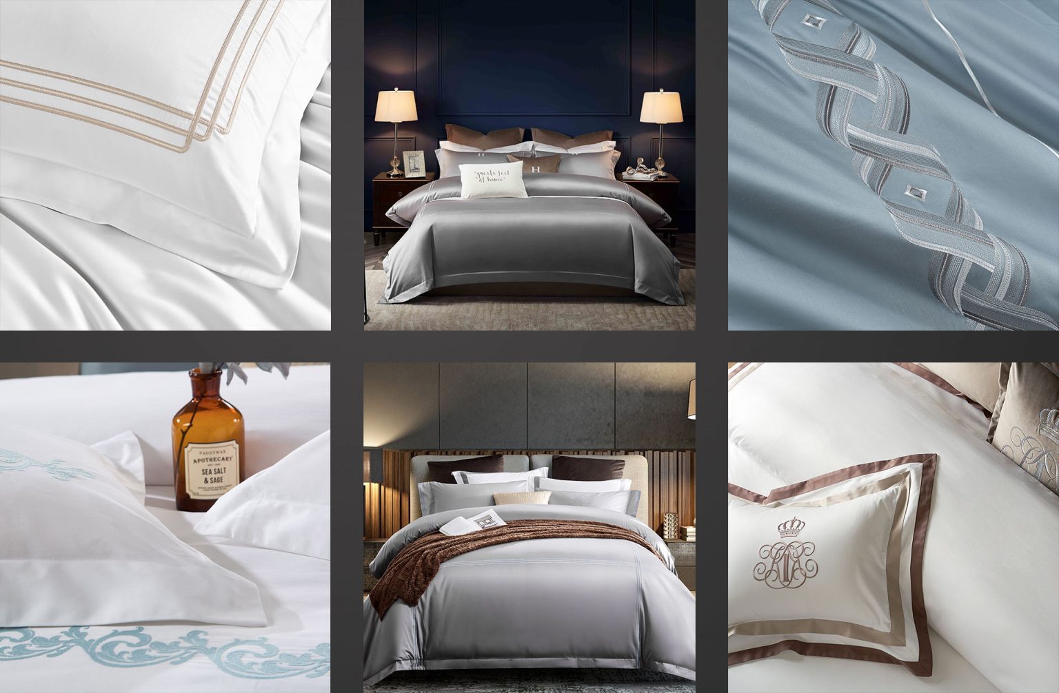 Luxury Embroidered Bedding Set Wholesale Winfly