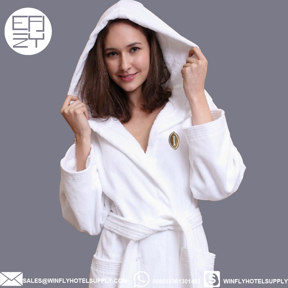 100 Cotton Luxury Custom Robes With Hood