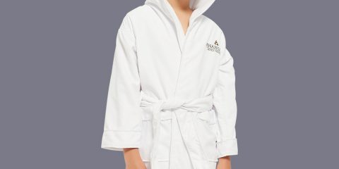 Anantara Hotel Microfiber and cotton Wholesale Children's Spa Robes with hood