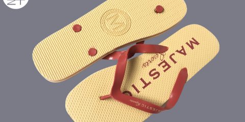 Majestics Hotel Custom Logo Spa Flip Flops Wholesale