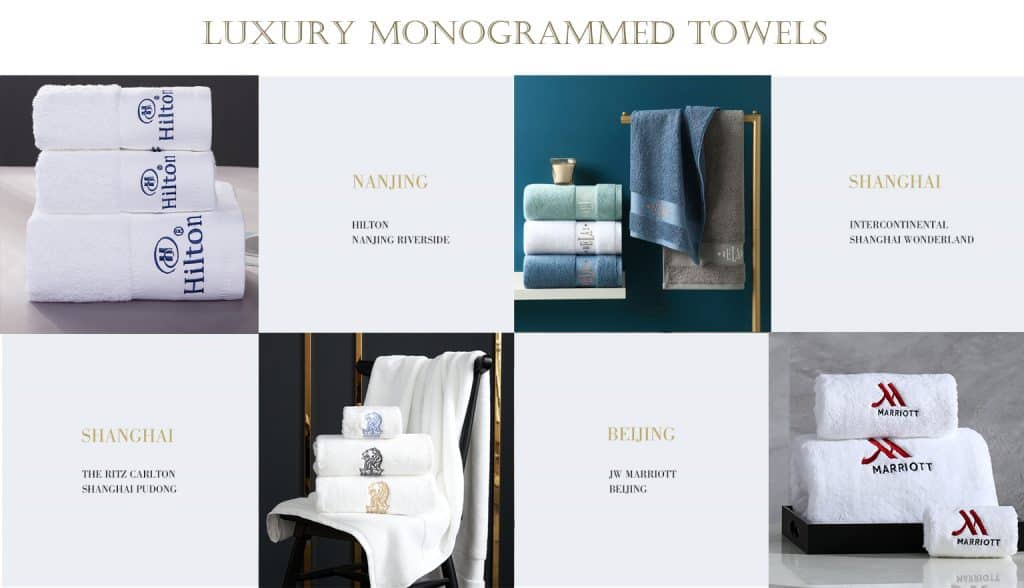 2023 Luxury Monogrammed Towels Winfly