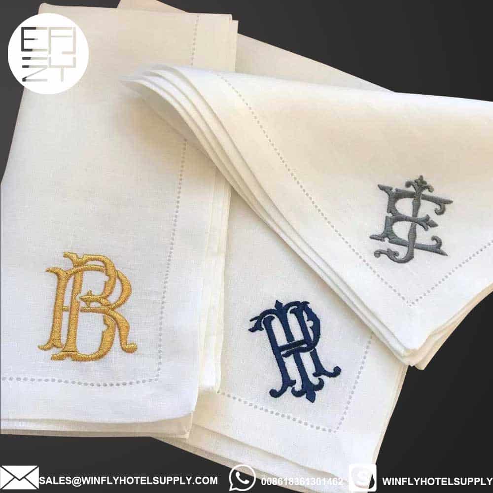 Luxury 100 Linen Cocktail Napkins Personalized Winfly