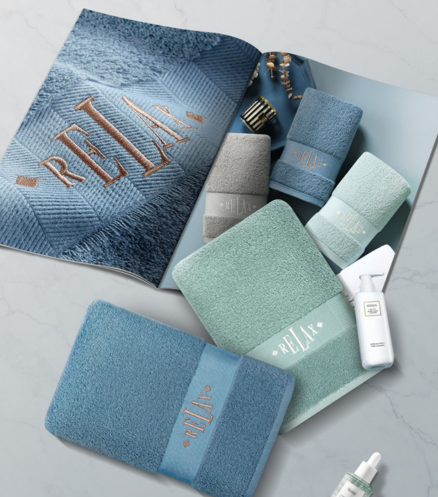 Luxury Custom Embroidered Hand Towels